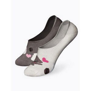 Veselé extra nízké ponožky Dedoles Puppuccino (DNS237) L