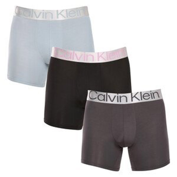 3PACK pánské boxerky Calvin Klein vícebarevné (NB3075A-N2D) M