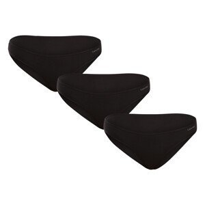 3PACK dámské kalhotky Calvin Klein černé (QD5218E-UB1) M