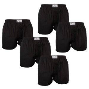 5PACK pánské trenky Styx klasická guma černé (5A0960) XL