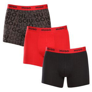 3PACK pánské boxerky Hugo Boss vícebarevné (50510192 025) XXL