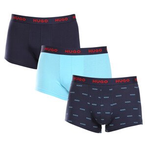 3PACK pánské boxerky Hugo Boss vícebarevné (50480170 440) M