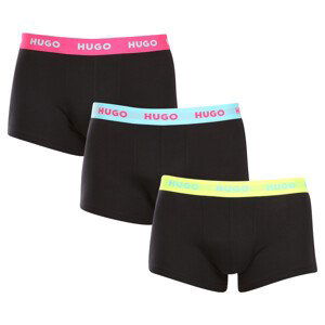 3PACK pánské boxerky Hugo Boss vícebarevné (50469766 730) XXL