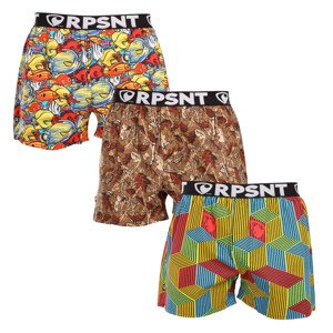 3PACK pánské trenky Represent exclusive Mike (R3M-BOX-07303340) XXL