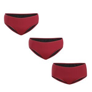 3PACK Menstruační kalhotky Meracus Burgundy pro silnou menstruaci (MEMS107) XL