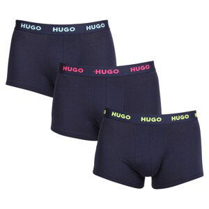 3PACK pánské boxerky Hugo Boss vícebarevné (50469766 414) XXL