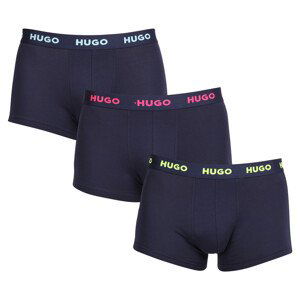 3PACK pánské boxerky Hugo Boss vícebarevné (50469766 414) XL