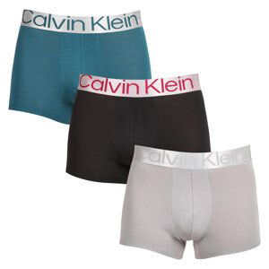 3PACK pánské boxerky Calvin Klein vícebarevné (NB3130A-NA9) M