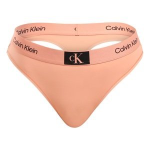 Dámská tanga Calvin Klein růžová (QF7248E-LN3) M