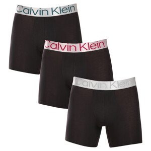 3PACK pánské boxerky Calvin Klein černé (NB3131A-NC4) M