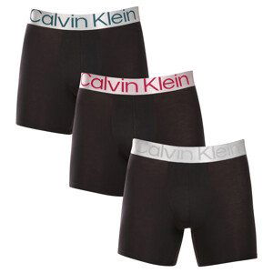 3PACK pánské boxerky Calvin Klein černé (NB3131A-NC4) XL