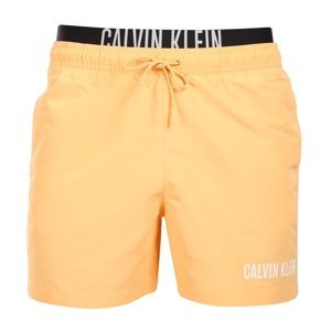 Pánské plavky Calvin Klein oranžové (KM0KM00992-SAN) M