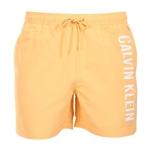 Pánské plavky Calvin Klein oranžové (KM0KM01004-SAN) M