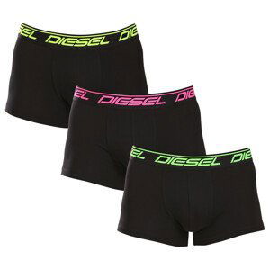 3PACK pánské boxerky Diesel černé (00ST3V-0AMAF-E6818) XL