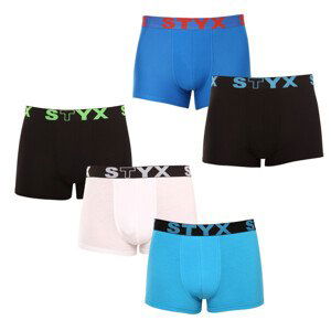 5PACK pánské boxerky Styx sportovní guma vícebarevné (5G0912179) XL