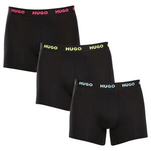 3PACK pánské boxerky HUGO černé (50503079 971) XL