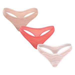 3PACK dámská tanga Calvin Klein vícebarevná (QD5216E-NOX) M