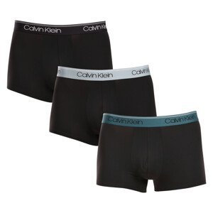 3PACK pánské boxerky Calvin Klein černé (NB2569A-N2L) M