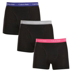 3PACK pánské boxerky Calvin Klein černé (NB2615A-MLR) XL