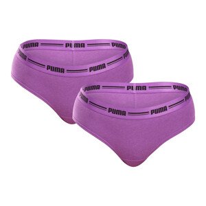 2PACK dámské kalhotky brazilky Puma fialové (603043001 020) L