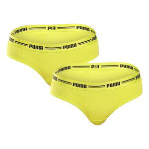 2PACK dámské kalhotky brazilky Puma žluté (603043001 021) M