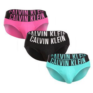 3PACK pánské slipy Calvin Klein vícebarevné (NB3607A-LXP) XL