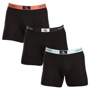 3PACK pánské boxerky Calvin Klein černé (NB3529A-MTF) M