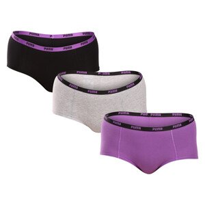 3PACK dámské kalhotky Puma vícebarevné (503006001 004) L