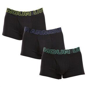 3PACK pánské boxerky Under Armour černé (1383891 002) M