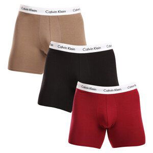 3PACK pánské boxerky Calvin Klein vícebarevné (NB1770A-PU3) S