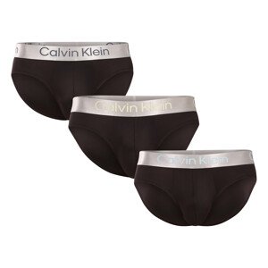 3PACK pánské slipy Calvin Klein černé (NB4122-VSD) 4XL