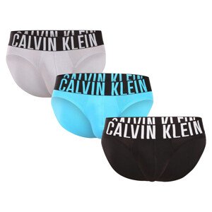 3PACK pánské slipy Calvin Klein vícebarevné (NB3607A-VVK) L