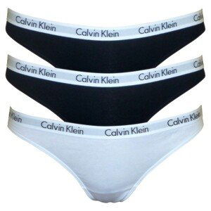 3PACK dámská tanga Calvin Klein vícebarevná (QD3587E-WZB) M