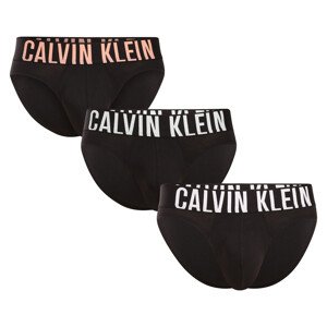 3PACK pánské slipy Calvin Klein černé (NB3607A-VVN) XL