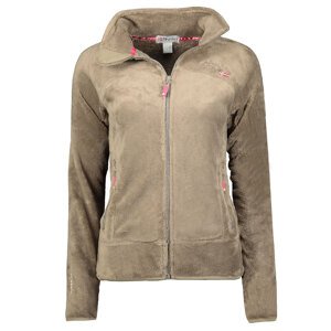 Dámská flísová mikina Geographical Norway Upaline Barva: Hnědá, Velikost: XL