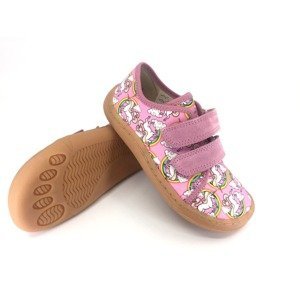 Barefoot tenisky Froddo Pink Unicorn textilní G1700379-4 Velikost: 21