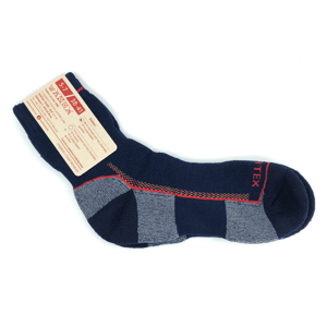 Ponožky Surtex 90% Merino ZIMA Tmavě modré s červenou Velikost: 41 - 43