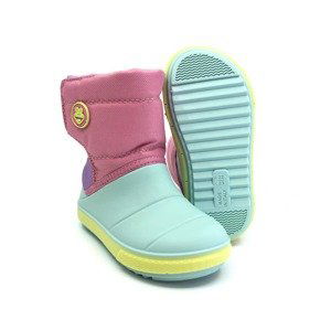 Dětské sněhule Coqui Miki Pastel Blue/Baby Pink Velikost: 20-21