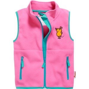 Dětská fleecová vesta Playshoes s myškou Pink Velikost: 104