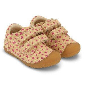 Bundgaard Petit Strap Canvas Beige Hearts 229 Velikost: 19