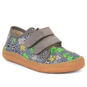 Barefoot tenisky Froddo Grey Dinosaur textilní G1700379-15 Velikost: 20