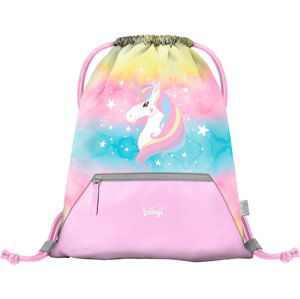 BAAGL Sáček s kapsou Rainbow Unicorn