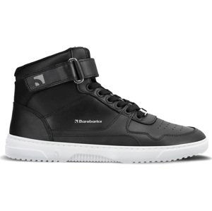 Barefoot tenisky Barebarics Zing - High Top - Black & White - Leather Velikost: 36