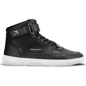 Barefoot tenisky Barebarics Zing - High Top - Black & White - Leather Velikost: 37
