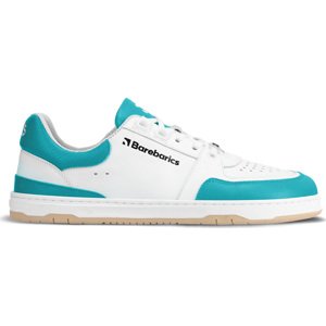 Barefoot tenisky Barebarics Wave - White & Dark Turquoise Velikost: 38