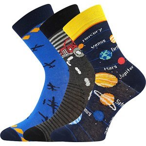 Boma® 3PACK Ponožky 057-21-43 12/XII - mix B - kluk Velikost: 20-24 (14-16)