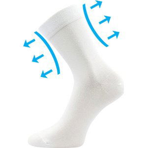 Lonka® Ponožky Lonka Drmedik - bílá Velikost: 39-42 (26-28)