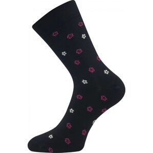 Lonka® Ponožky Lonka Flowrana - černá Velikost: 35-38 (23-25)