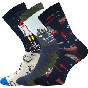 Boma® 3PACK Ponožky 057-21-43 15/XV - mix B - kluk Velikost: 25-29 (17-19)