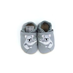 Kožené barefoot capáčky BaBice EM-036 Koala Velikost: 23